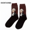 color 6fashion famous painting art printing socks cotton socks men socks women socks