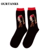 color 15fashion famous painting art printing socks cotton socks men socks women socks