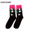 color 17fashion famous painting art printing socks cotton socks men socks women socks