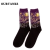 color 19fashion famous painting art printing socks cotton socks men socks women socks
