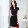 black dressKorea design formal office lady work dress