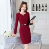 winelong sleeve high quality office work  dress uniform