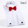 color 1fashion bow collar waiter shirt uniform