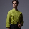 long sleeve greenprofessional double breasted chef jacket blazer uniform
