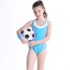 color 7colorful halter one-piece girl bikini swimwear
