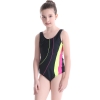color 10colorful halter one-piece girl bikini swimwear