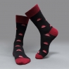 color 6casual hat print cotton socks unisex design
