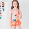 color 12020 new  Frozen character print little girl teen swimwear