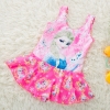 color 42020 new  Frozen character print little girl teen swimwear