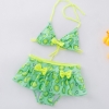 color 4lemon printing little girl teen swimwear