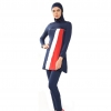 color 3high quality women hooded swimwear burqini Muslim swimsuits