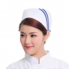 color 9fashion three bar medical store clerk hat nurse doctor  hat uniform