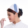color 10fashion three bar medical store clerk hat nurse doctor  hat uniform