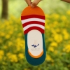 color 2casual candy stripes anti creep man sock slipper