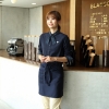 color 12022   spring  long sleeve caffee house restaurant waitress waiter  jacket  uniform