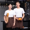 color 42022  pocket tiny apron short apron  cafe staff apron for  waiter