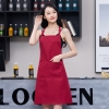 color 22022 fashion high quality candy color cafe staff halter apron long apron