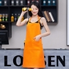color 52022 fashion high quality candy color cafe staff halter apron long apron