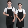 color 32022 fashion high quality Europe desgin denim pub waiter apron cafe halter apron long apron