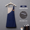 color 22022 hot sale  Europe new desgin patchwork dessert store staff apron   waiter apron cafe halter apron long apron