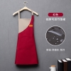 color 52022 hot sale  Europe new desgin patchwork dessert store staff apron   waiter apron cafe halter apron long apron
