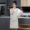 color 12022 upgrade Europe design canvas  fabric baker apron waiter apron household long apron