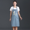 color 22022 Europe upgraded  household halter apron cafe waiter Nail Art apron