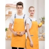 color 52022 simple  breathable fabric restaurant work apron chef halter apron