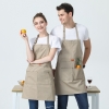 color 42022 fashion canvas halter apron  fruit store buy  apron for waiter caffee shop household apron