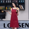 color 22022 korea style  halter apron  buy  apron for waiter chef apron caffee shop apron 服务员围裙