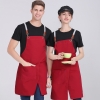 color 42022 Europe design halter apron  wholesale aprons for   chef apron caffee shop  waiter apron 2217