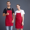 color 22022 Europe design halter  housekeeping aprons for   chef apron caffee shop  waiter apron