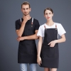 color 42022 Europe design halter  housekeeping aprons for   chef apron caffee shop  waiter apron