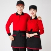 color 22022 classic long sleeve  tshirt workwear uniform wholesale price waiter t-shirt