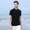 color 42022 Europe fashion show sleeve company uniform tshirt restruant   waiter t-shirt custom logo supported