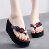 color 52022 high quality floral beach slipper  women  slipper wholesale household sipper