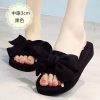 color 82022 fashion nice cloth bow beach slipper summer  women  slipper sandals