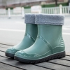 color 22022  winter low hem rain boot for men fishing rain boot