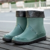 color 52022  winter low hem rain boot for men fishing rain boot