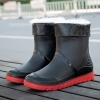 color 62022  winter low hem rain boot for men fishing rain boot