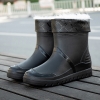 color 72022  winter low hem rain boot for men fishing rain boot
