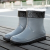 color 82022  winter low hem rain boot for men fishing rain boot