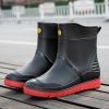 color 102022  winter low hem rain boot for men fishing rain boot
