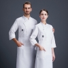 White2022   Europe  design white color bread house baker cooking  coat  chef jacket uniform workwear