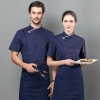 color 42022   summer  short sleeve mesh bread house baker  cooking  coat  chef jacket uniform workwear