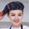color 1high quality Europe restaurant pub unisex waiter beret hat waitress cap