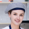 color 2high quality Europe restaurant pub unisex waiter beret hat waitress cap