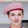 color 4high quality Europe restaurant pub unisex waiter beret hat waitress cap