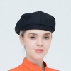 color 19high quality Europe restaurant pub unisex waiter beret hat waitress cap