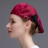 color 11Adjustable size Europe restaurant pub waiter beret hat  cap